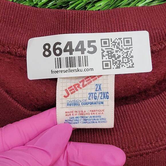 Vintage 1995 Native-American Wolf Sweatshirt Womens 2XL 25x26 Boxy - Picture 4 of 13